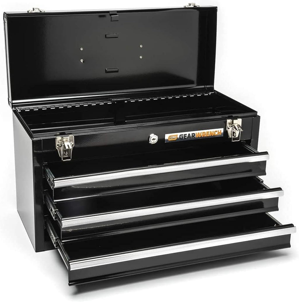 GEARWRENCH 20 inch 3 Drawer Steel Tool Box, Black Z9423