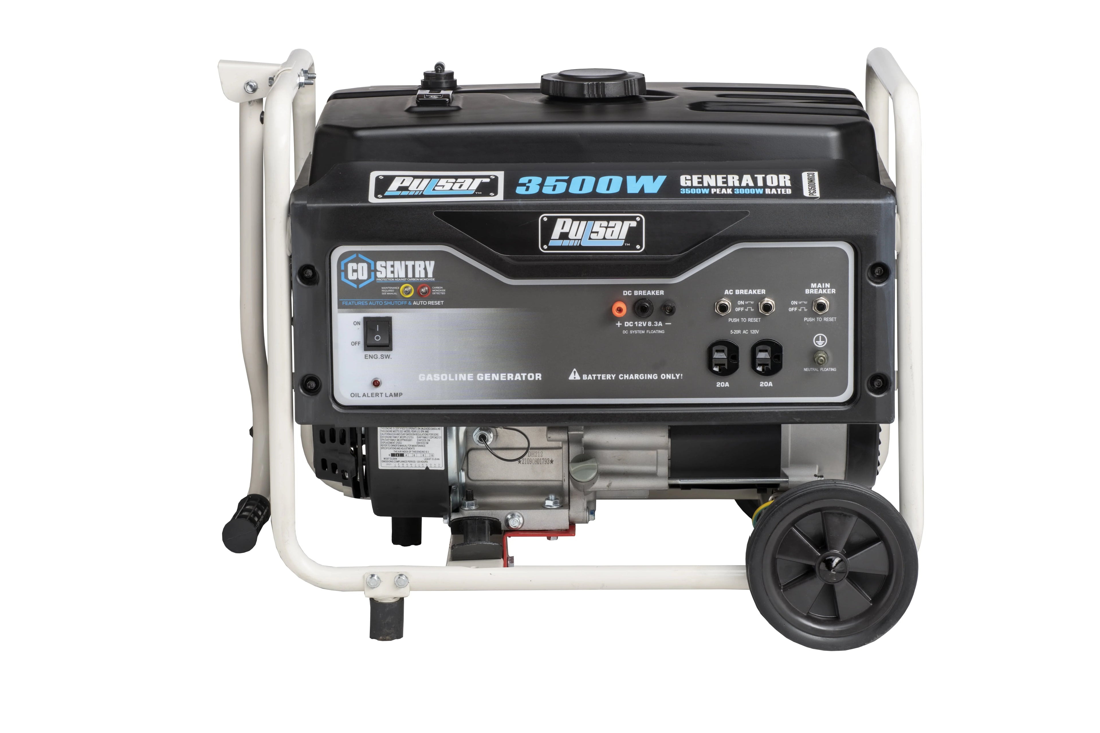 Pulsar 3500-Watt Gasoline Generator with CO Sentry G231387
