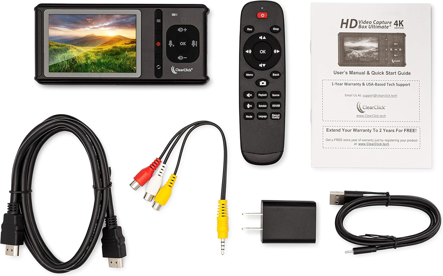 ClearClick HD Video Capture Box Ultimate 4K Edition X704388