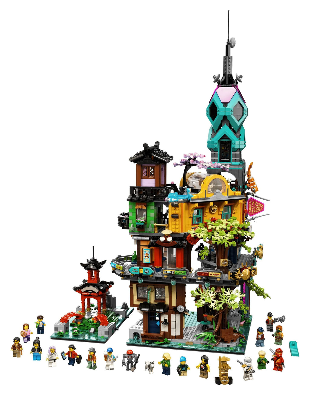 LEGO NINJAGO City Gardens 71741 Building Toy, 5,685 Pieces R9380