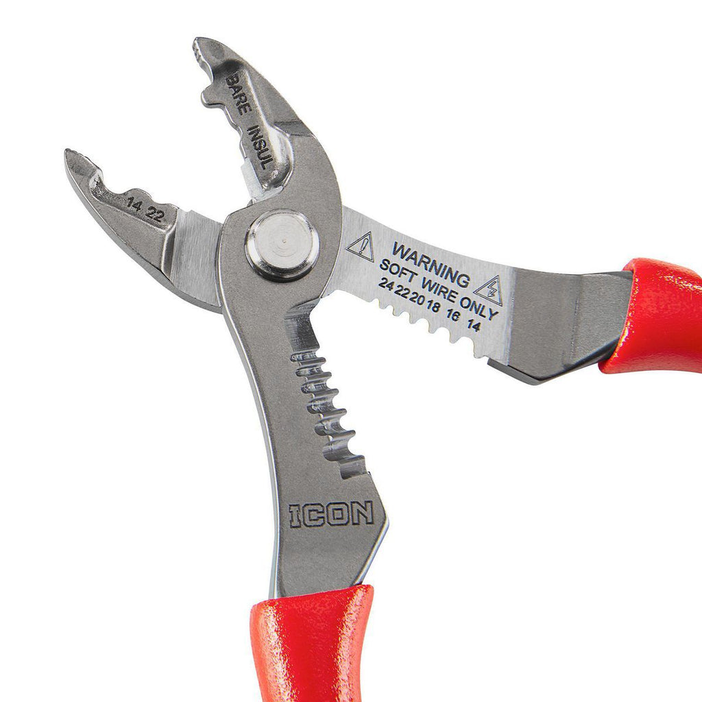 ICON 7 in. Wire Stripper, Cutter, and Crimper A30102