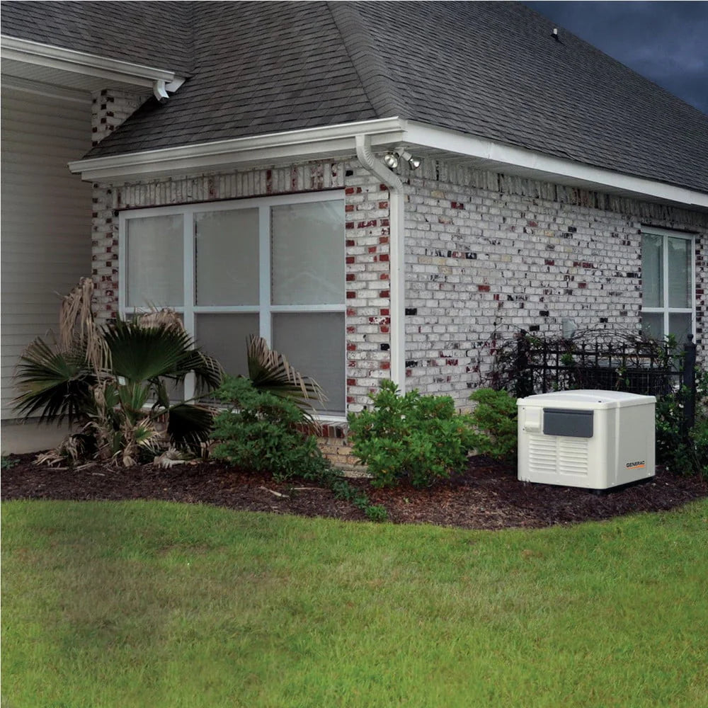 Generac PowerPact 7500/6000 kW Air-Cooled Home Standby Generator, Model 6998 I380