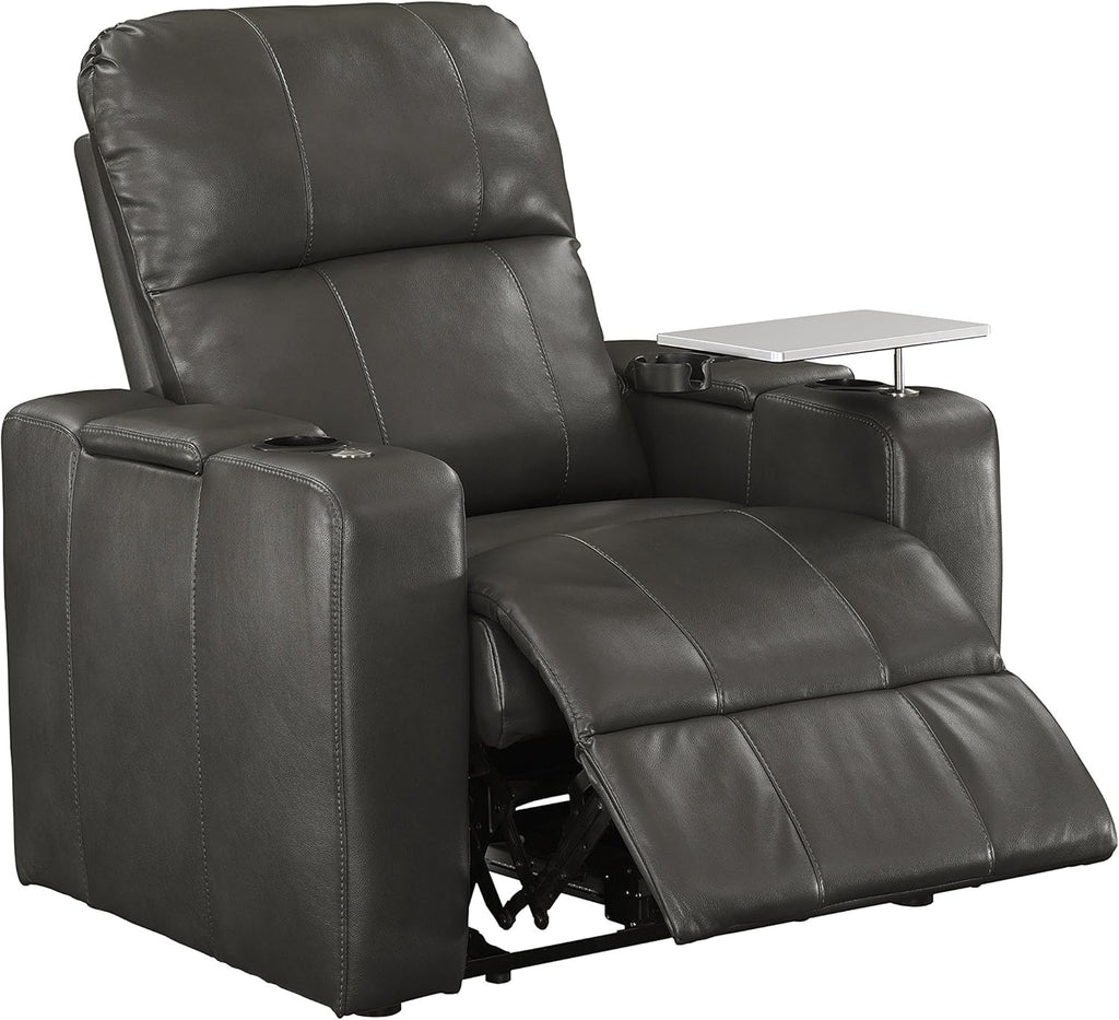 Pulaski Larson Theatre Recliner, Black W7683