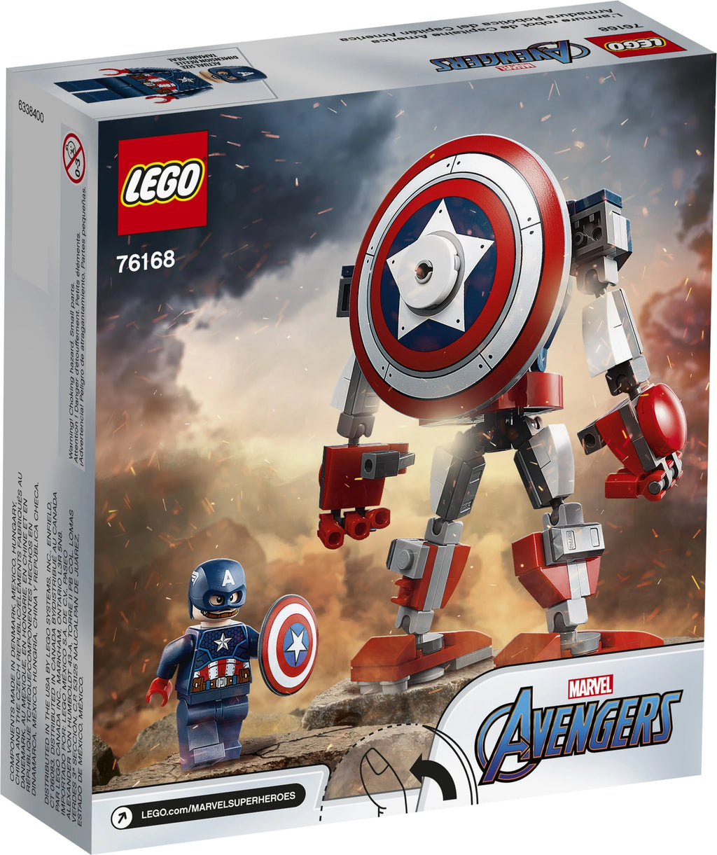 LEGO Marvel Avengers Captain America Mech Armor 76168 Collectible Toy H99719