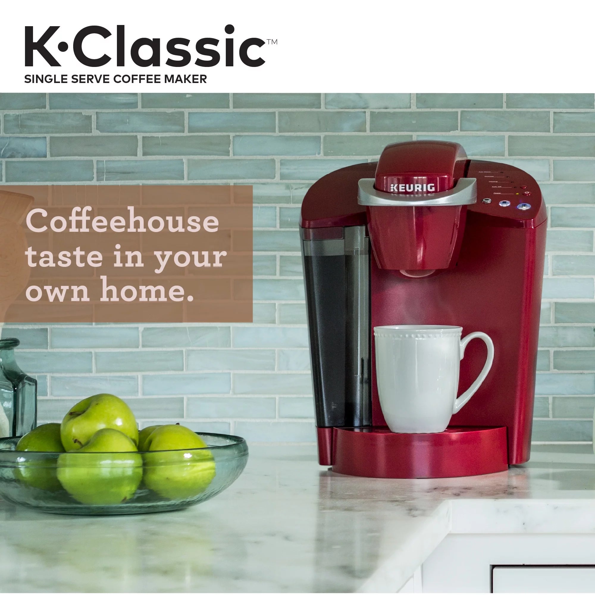 Keurig K-Classic Single Serve K-Cup Pod Coffee Maker, Black Q868