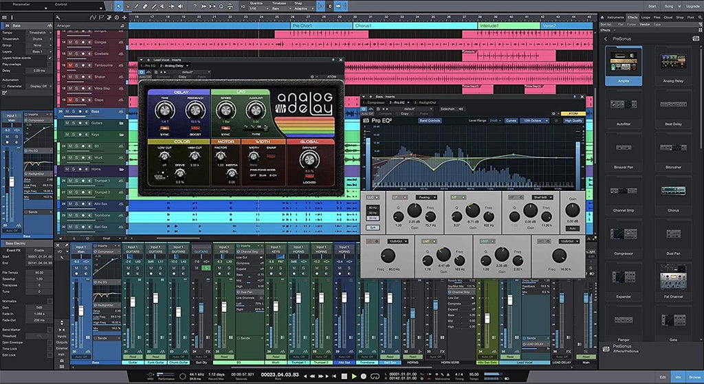 Presonus AudioBox 96 Studio Audio Interface with Eris E3.5 Monitors and HD7 Headphones D3993