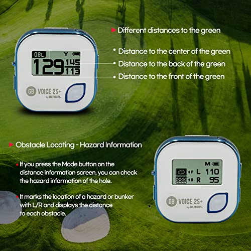GolfBuddy Voice 2 Golf GPS Rangefinder P410402