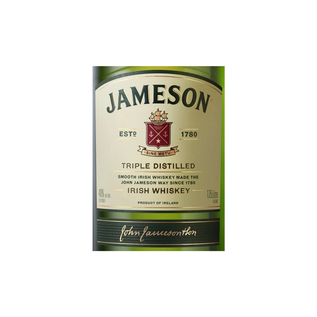 Jameson Original Irish Whiskey 1.75L Bottle 40% ABV O41508