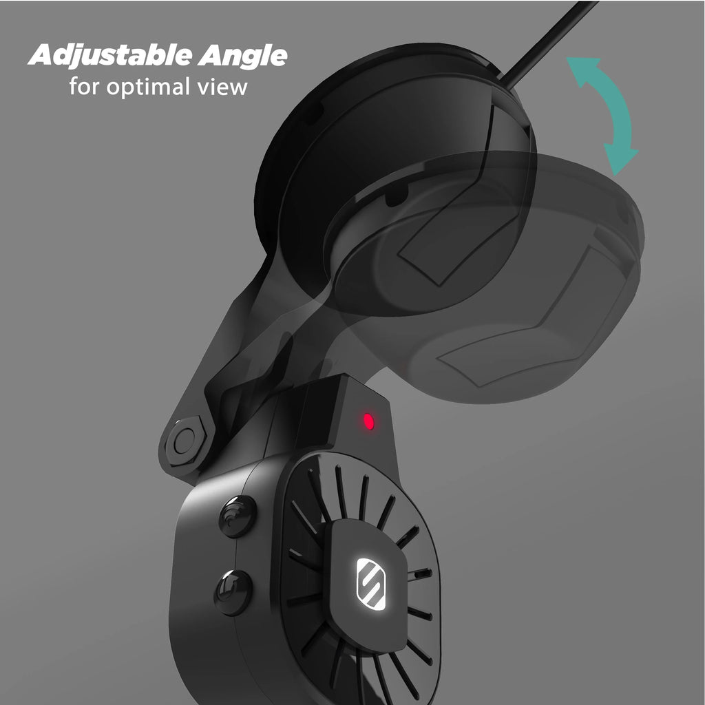 Scosche NEXC11032W-SP1 Full HD Smart Dash Cam Windshield Mount Black W784