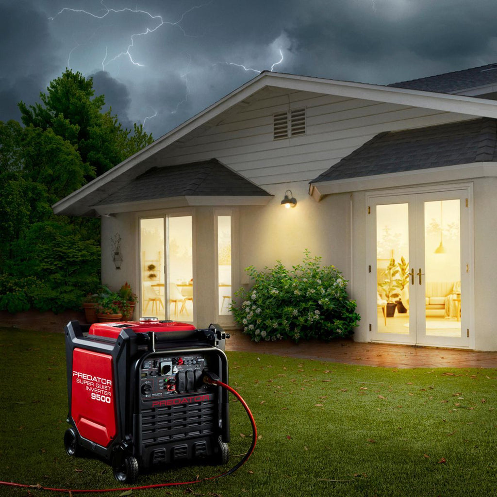 PREDATOR 9500 Watt SUPER QUIET Inverter Generator with CO SECURE Technology, EPA F832