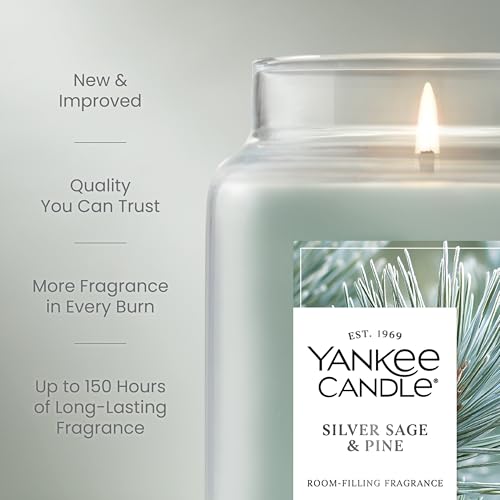 Yankee Candle Balsam & Cedar 22oz Large Jar Scented Candle K561