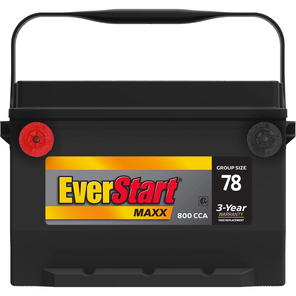 EverStart Maxx Lead Acid Automotive Battery Group Size 78 12 Volt 800 CCA N67793
