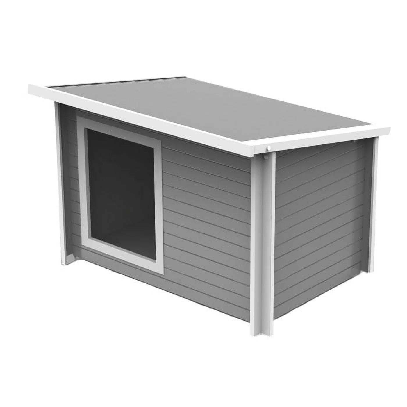 Rustic Lodge Jumbo Dog House Gray R54633