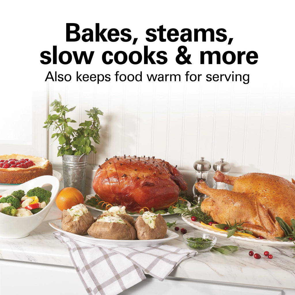 Hamilton Beach Electric Roaster Oven 22 Quart Stainless Steel O95386