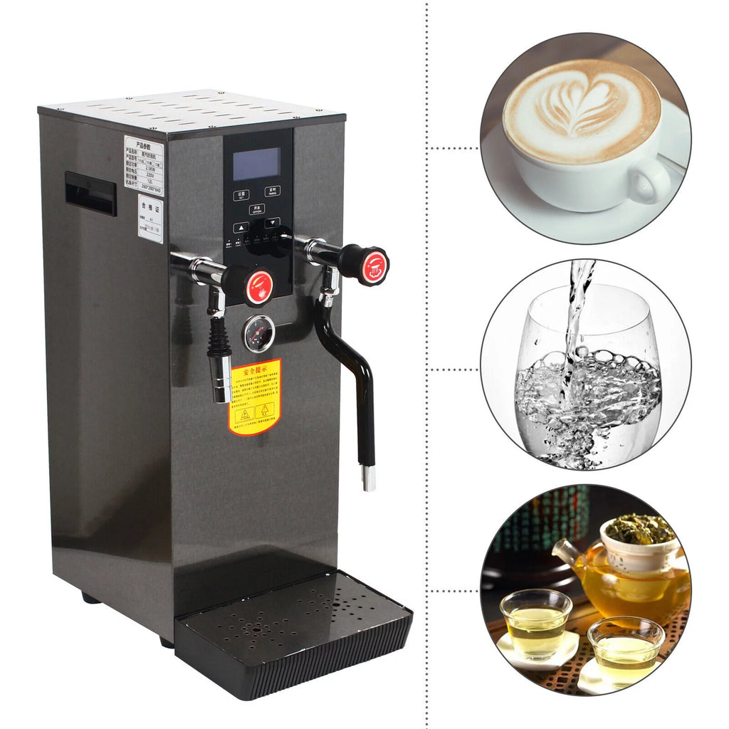 MIDUO 2500W Commercial Stainless Steel Espresso Coffee Machine O932