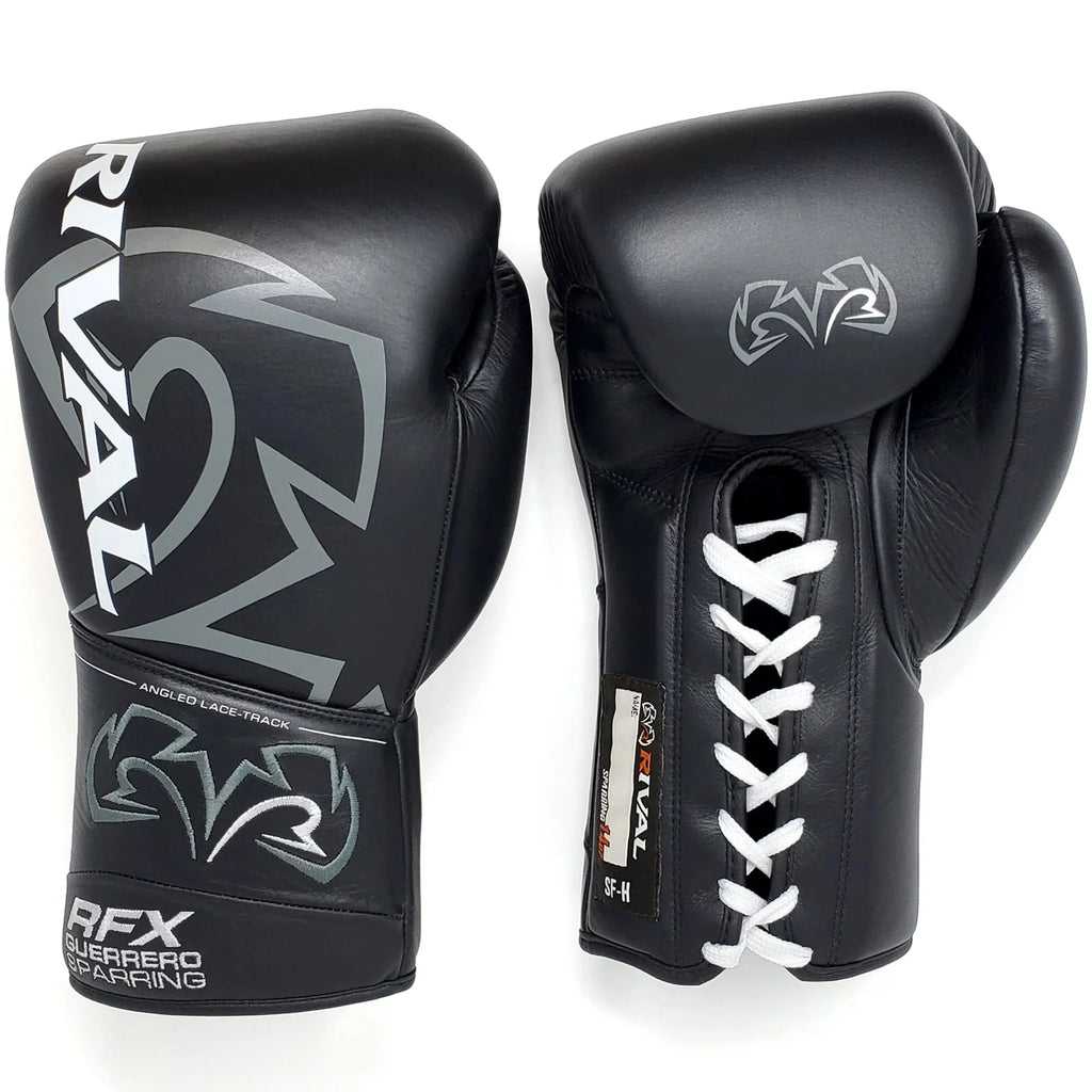 Rival Boxing RFX-Guerrero SF-H Lace-Up Sparring Gloves 12 oz Red E562778