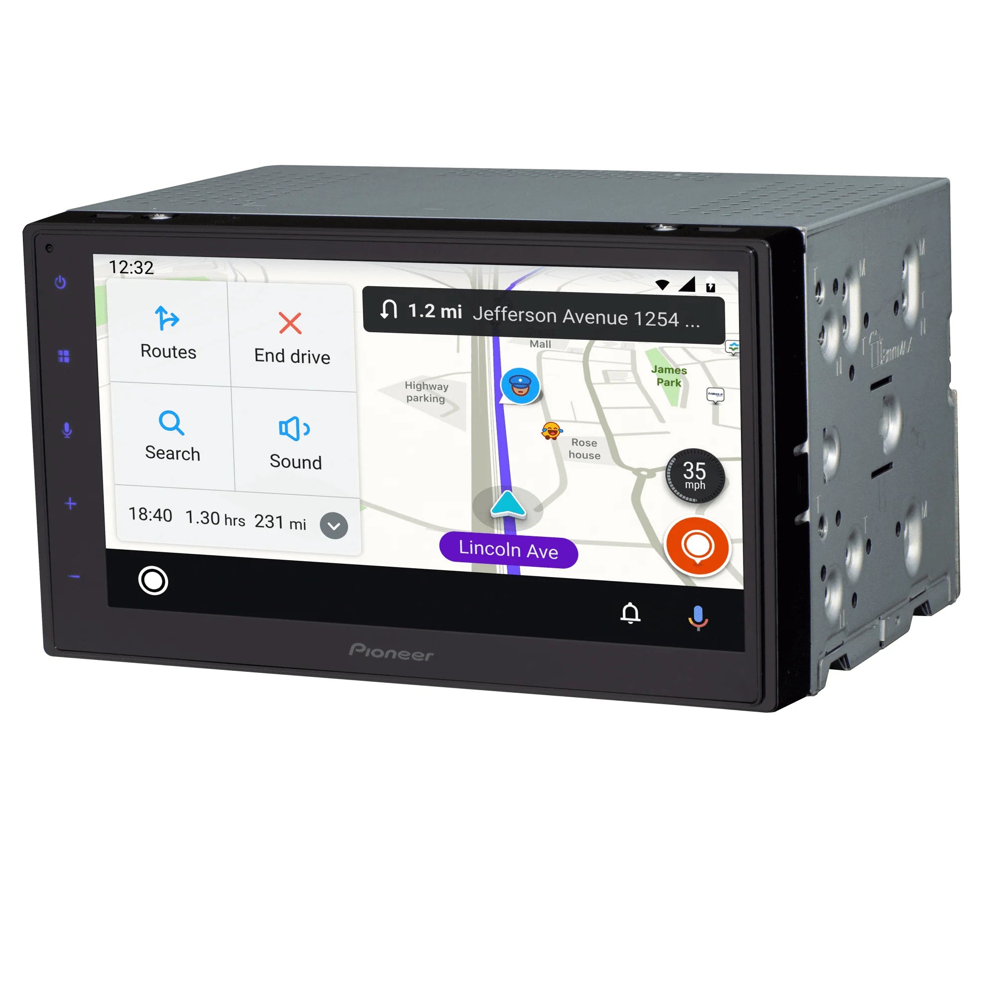 Pioneer DMH-160BT 6.8" Digital Media Receiver with Bluetooth, Double Din W8842