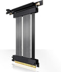 EZDIY-FAB [20cm] PCIE 4.0 16x Extreme High Speed Riser Cable PCI Express Port GPU Extension Card-Right Angle Connector Pack of 2