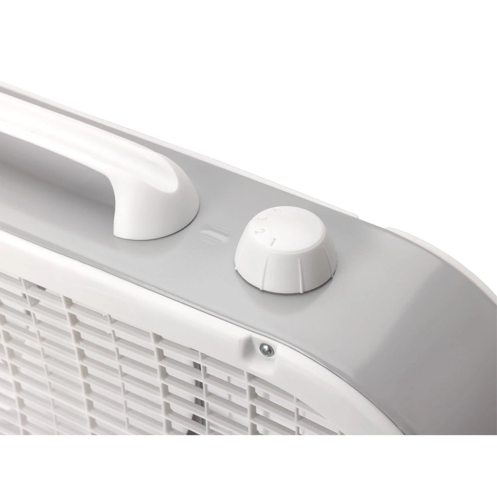 Lasko 20 Classic Box Fan with Weather-Resistant Motor, 3 Speeds, White Y945432