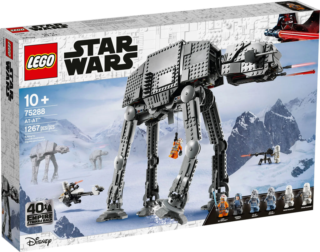 LEGO Star Wars AT-AT Walker 75288 Building Toy with 6 Minifigures M900