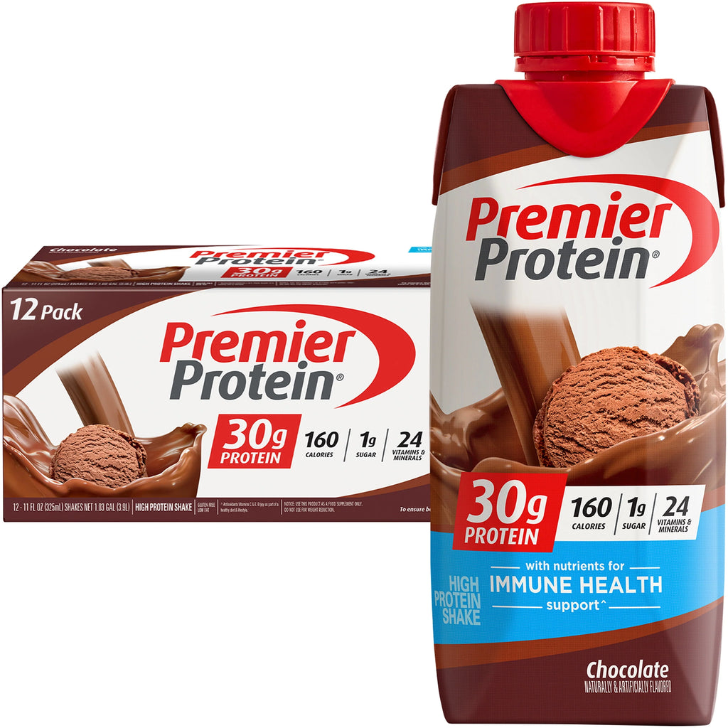 Premier Protein Shake, Chocolate, 11 fl oz, 12 Ct H339