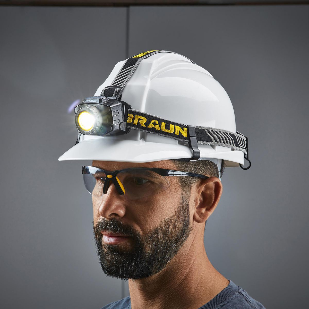 BRAUN 700 Lumen Rechargeable LED Headlamp P378538