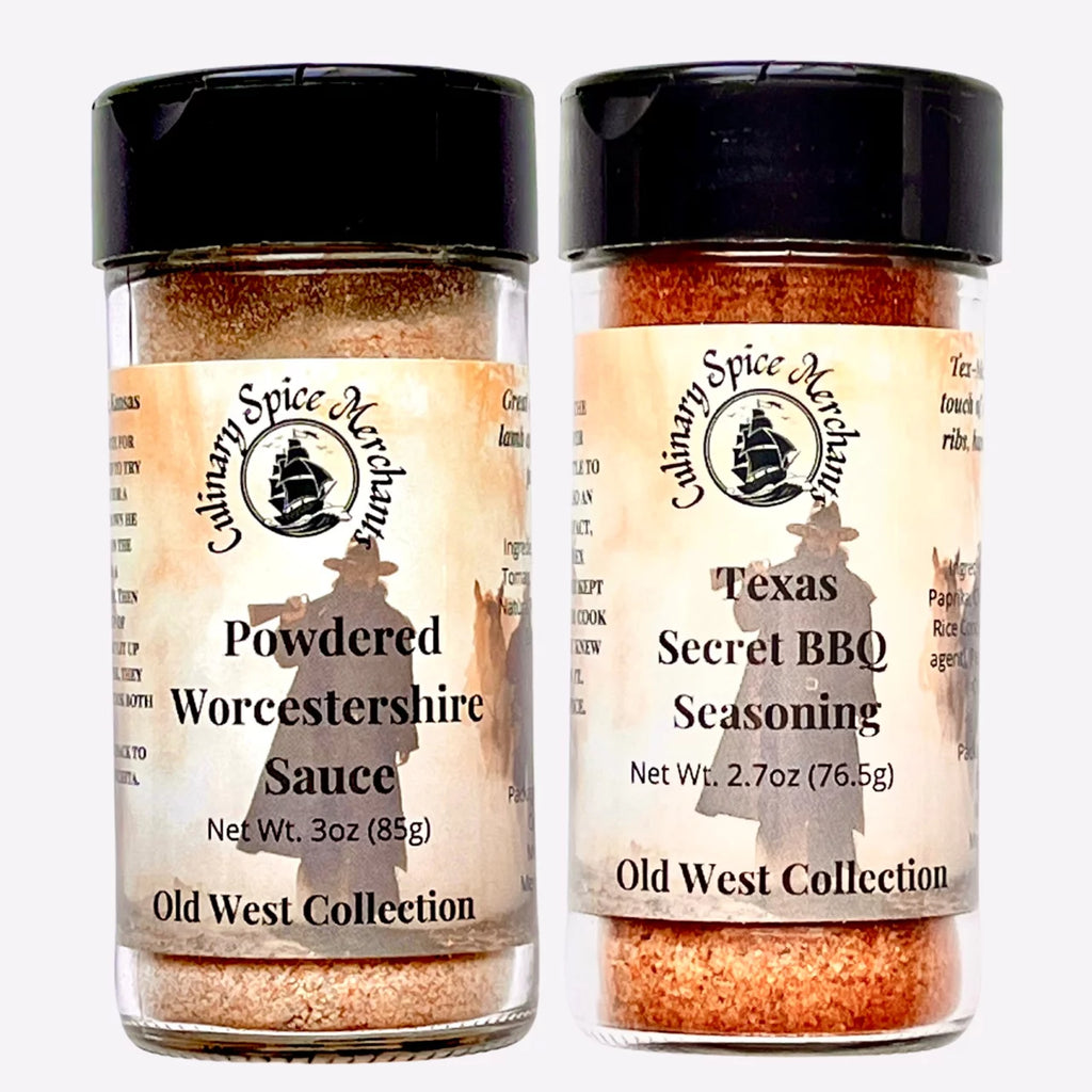Powdered Worcestershire Sauce & Texas Secret BBQ Seasoning Bundle by Culinary Spice Merchants M188469