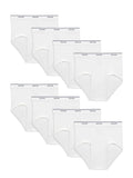 Fruit of the Loom Men's Cotton White Briefs, 7+1 Bonus Pack
