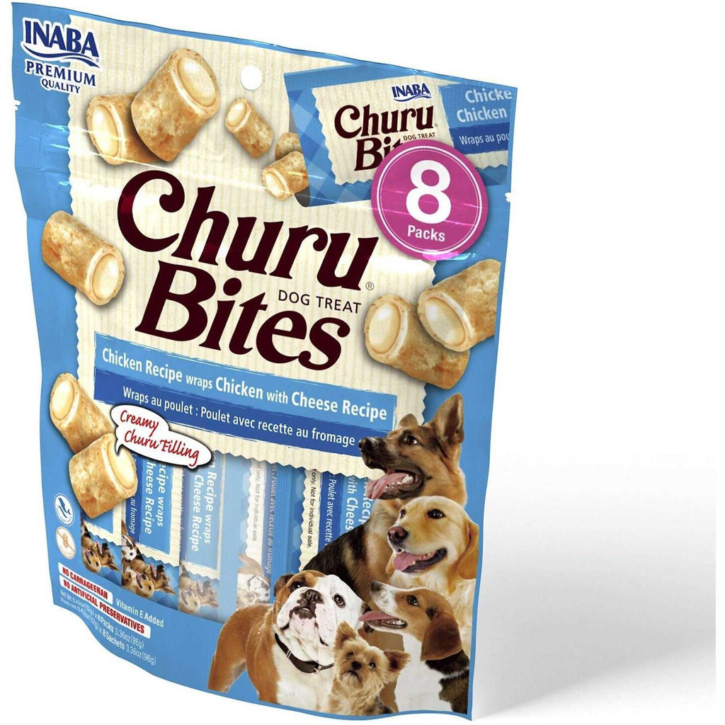 Inaba Churu Bites Dog Treat Chicken Recipe Wraps D2860