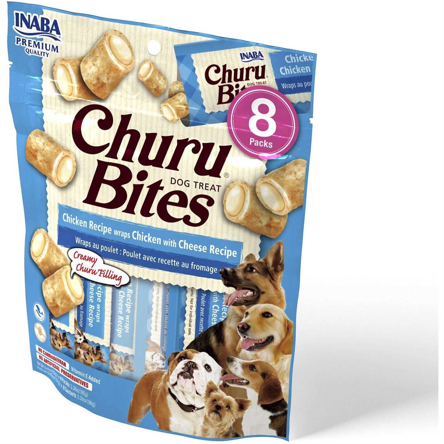 Inaba Churu Bites Dog Treat Chicken Recipe Wraps D2860