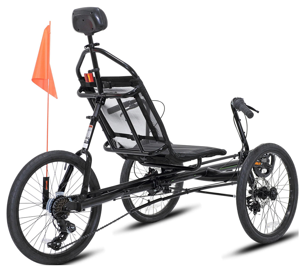 Kent 20 Cavalier Recumbent 3-Wheel Bike Trike, Black M17271