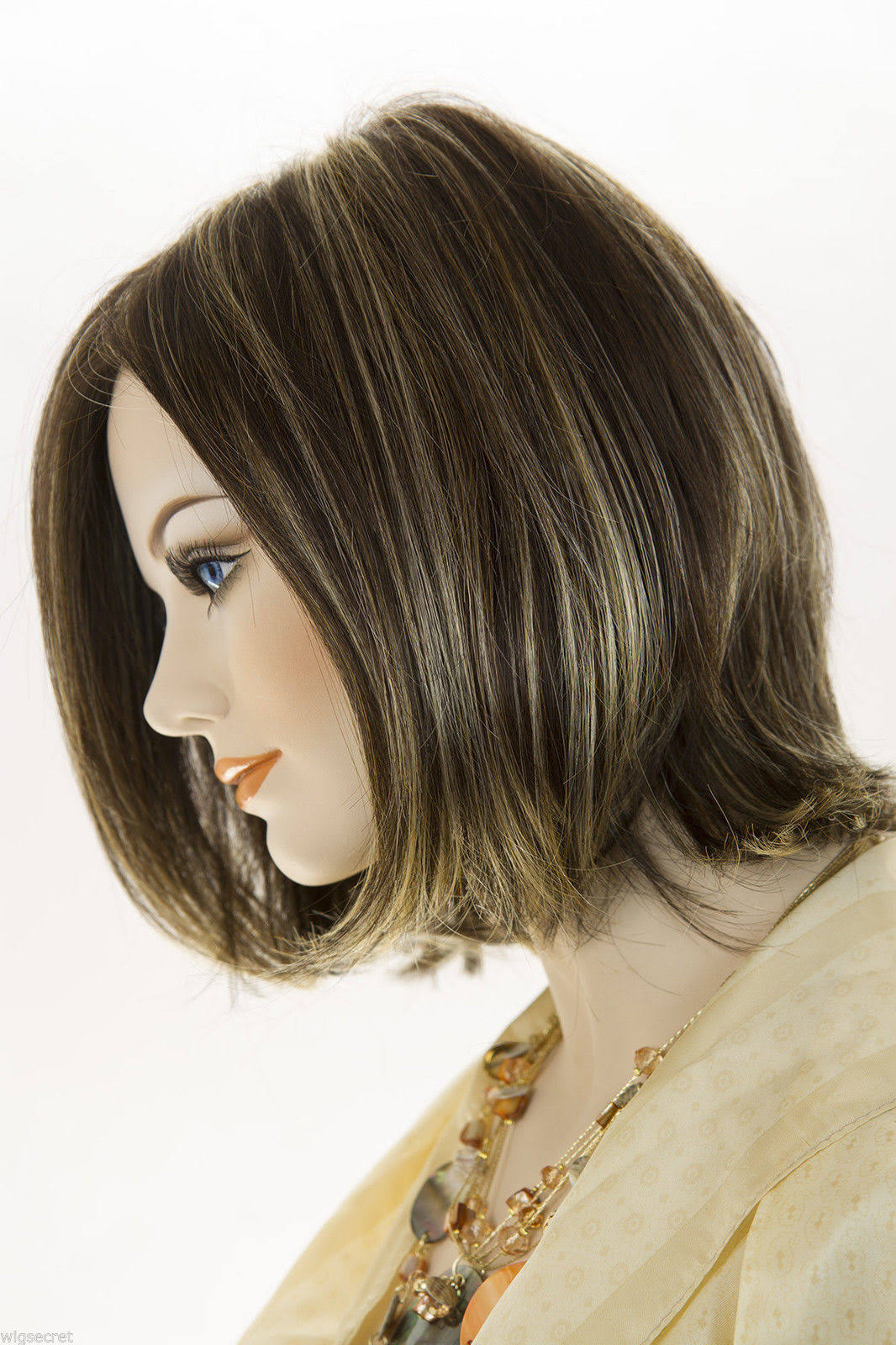 Alia by Alia Medium Lace Front Mono Jon Renau Straight Wig - Light Gold Brown T71109