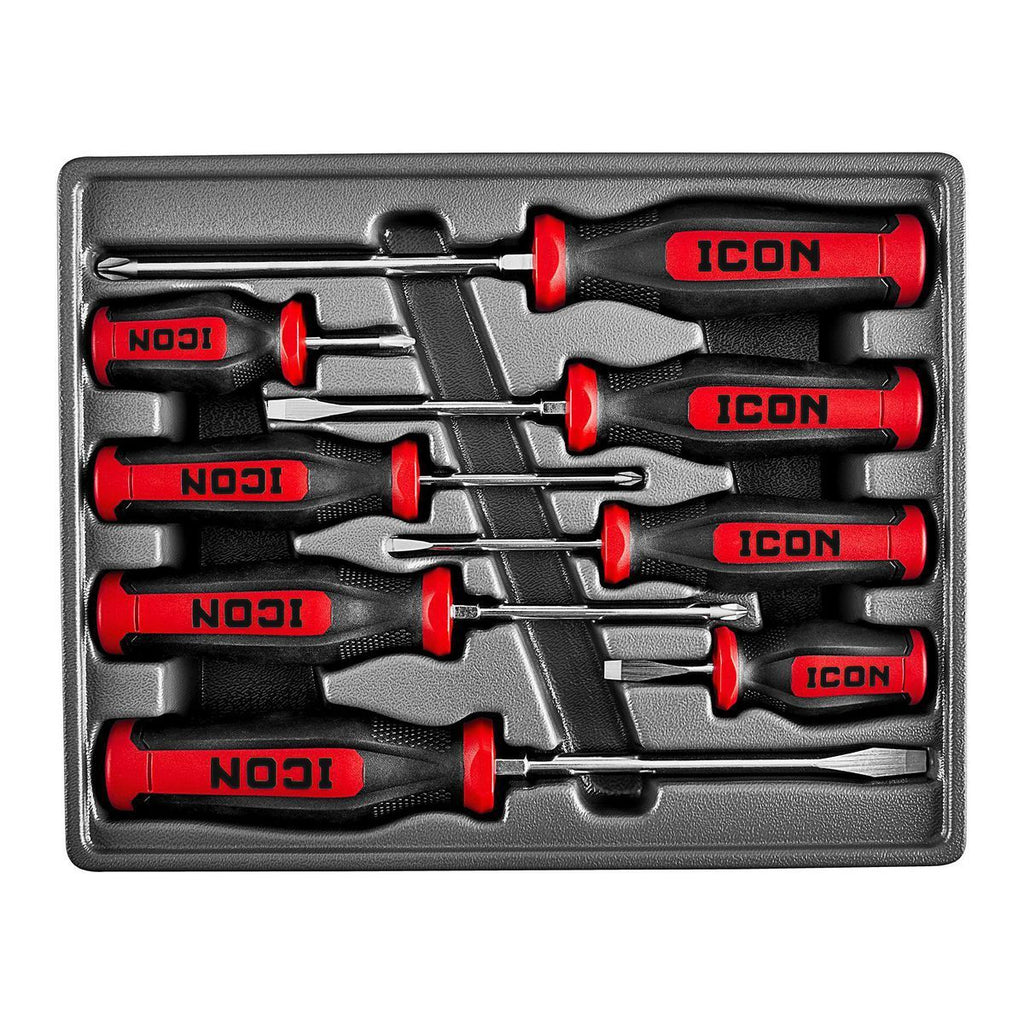 ICON Professional Mechanics Screwdriver Set, 8-Piece I9320