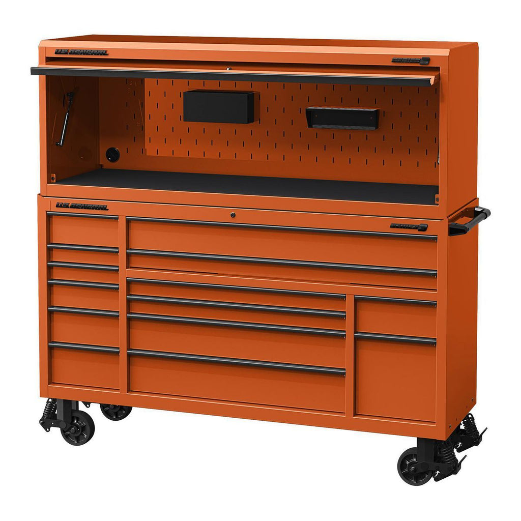 U.S. General 72 in. Triple-Bank Roll Cab, Series 3, Slate Gray V981709