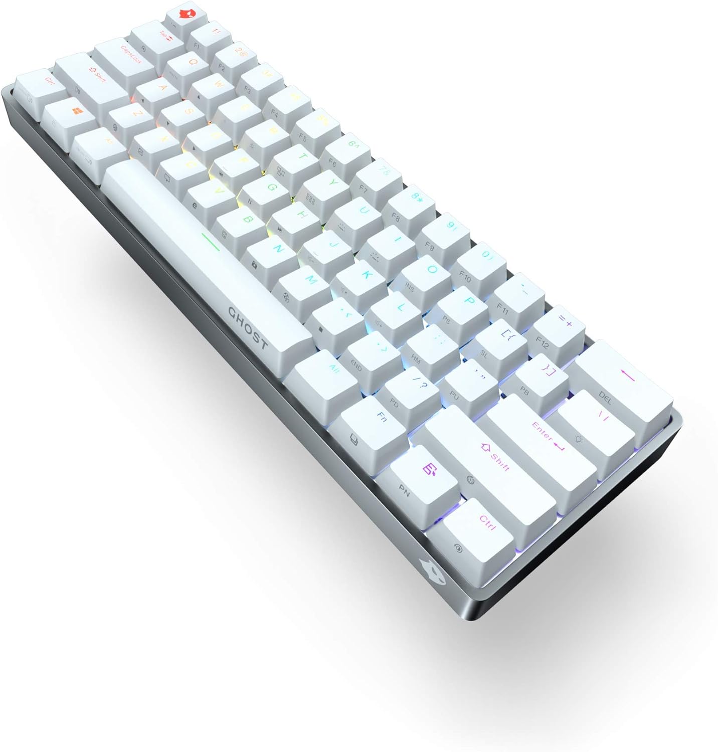 Ghost A1 Aluminum Wireless Keyboard White Cherry MX Brown O8738