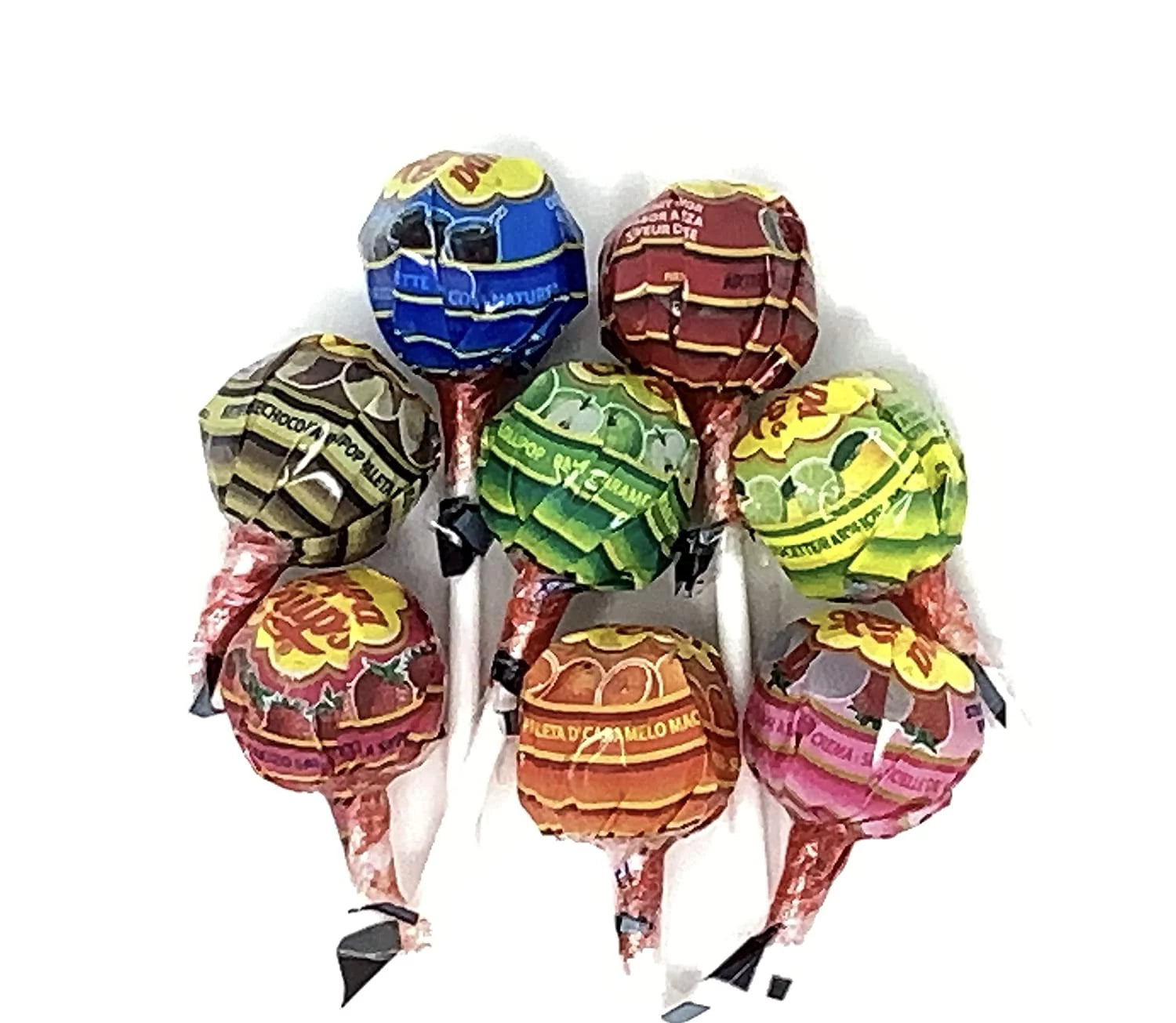 Chupa Chups Lollipops Assorted Flavors 2LB Bulk Candy J8221