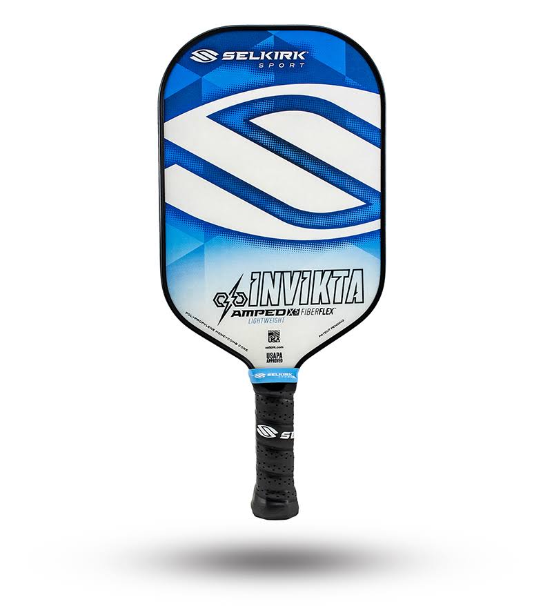 Selkirk Amped Invikta Lightweight Pickleball Paddle, Blue Z760325