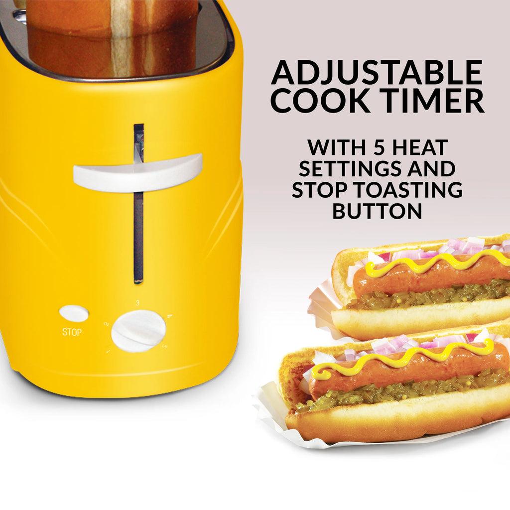 Oscar Mayer 2 Slot Hot Dog and Bun Toaster with Mini Tongs Q925