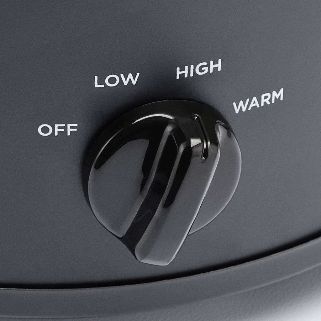 Mainstays 2 QT Slow Cooker, Matte Black, Removable Stoneware Pot C941