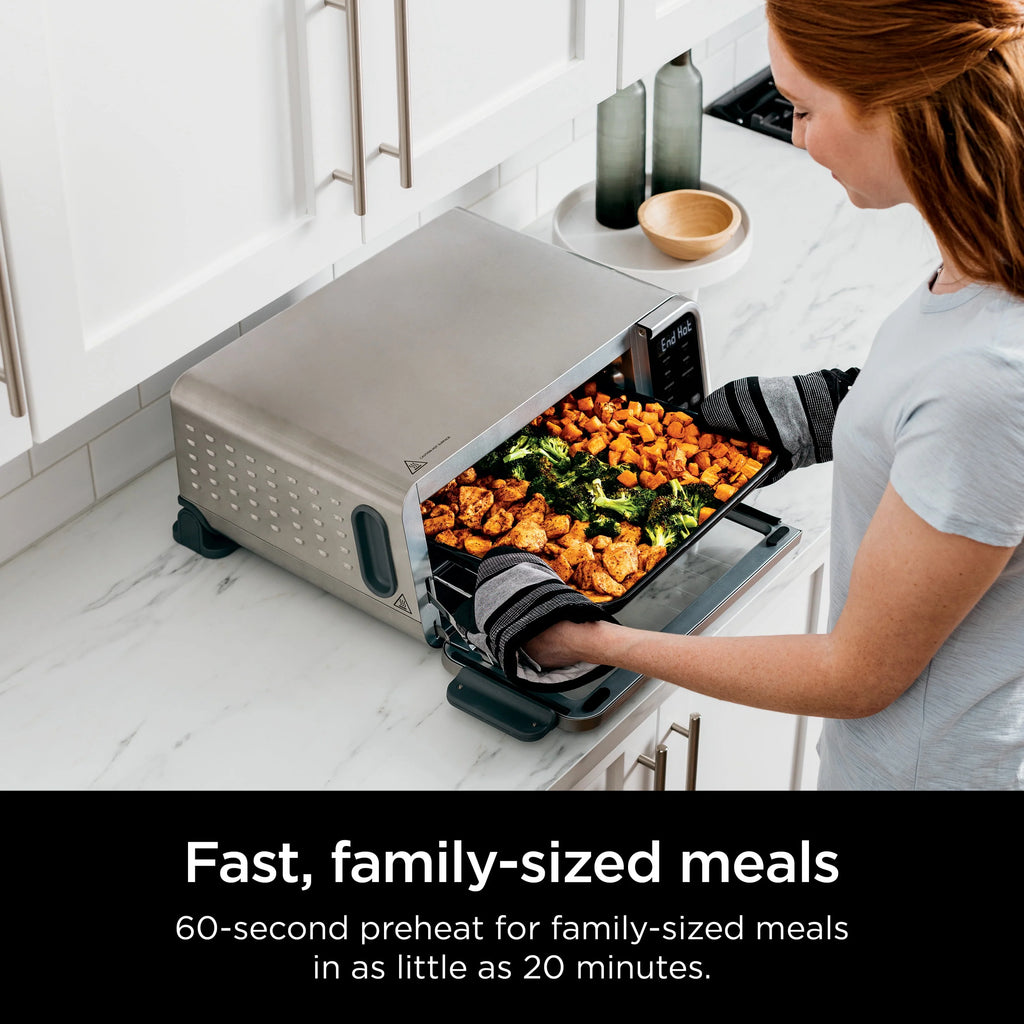 Ninja Foodi 6-in-1 Digital Air Fryer Toaster Oven with Flip-Away M335