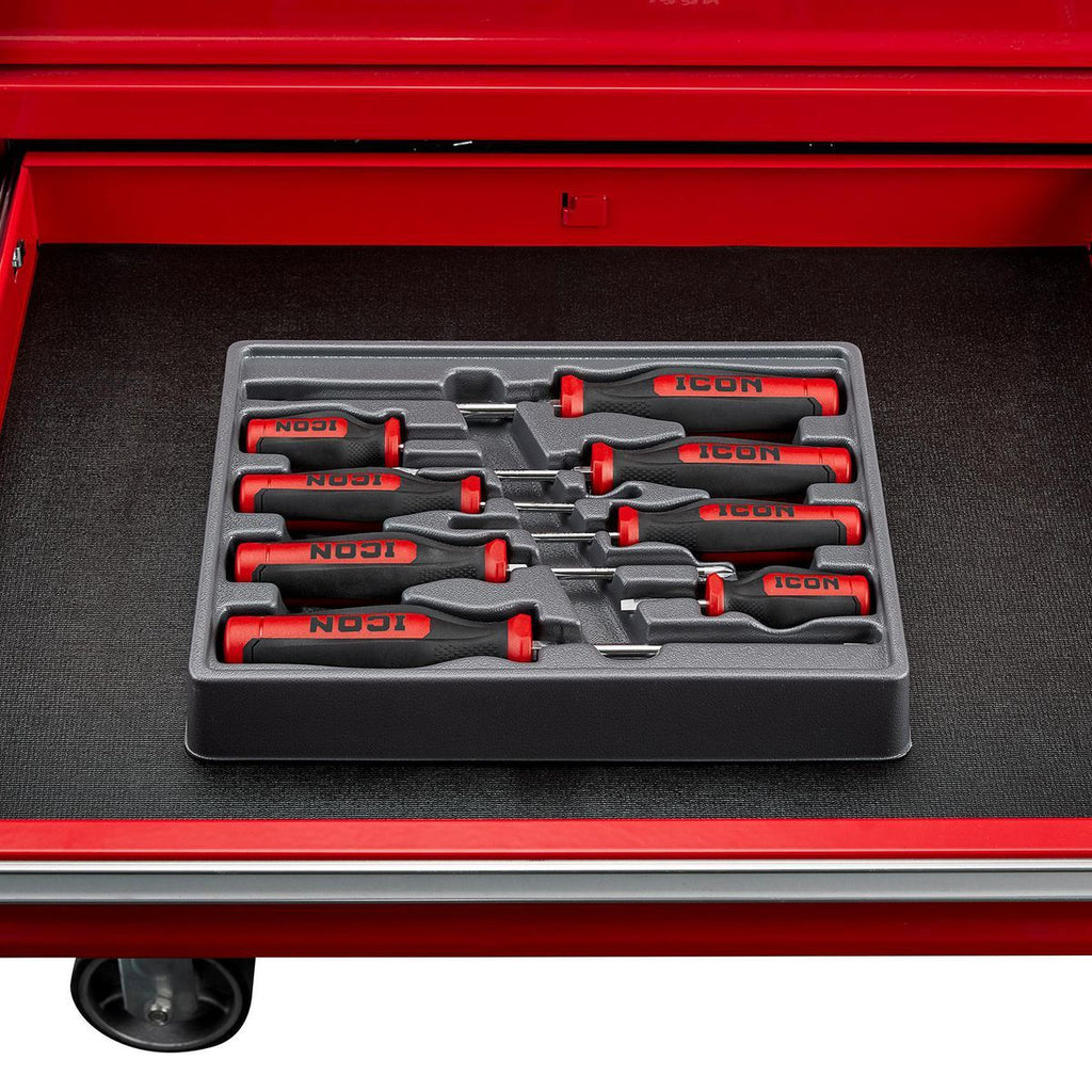 ICON Professional Mechanics Screwdriver Set, 8-Piece I9320