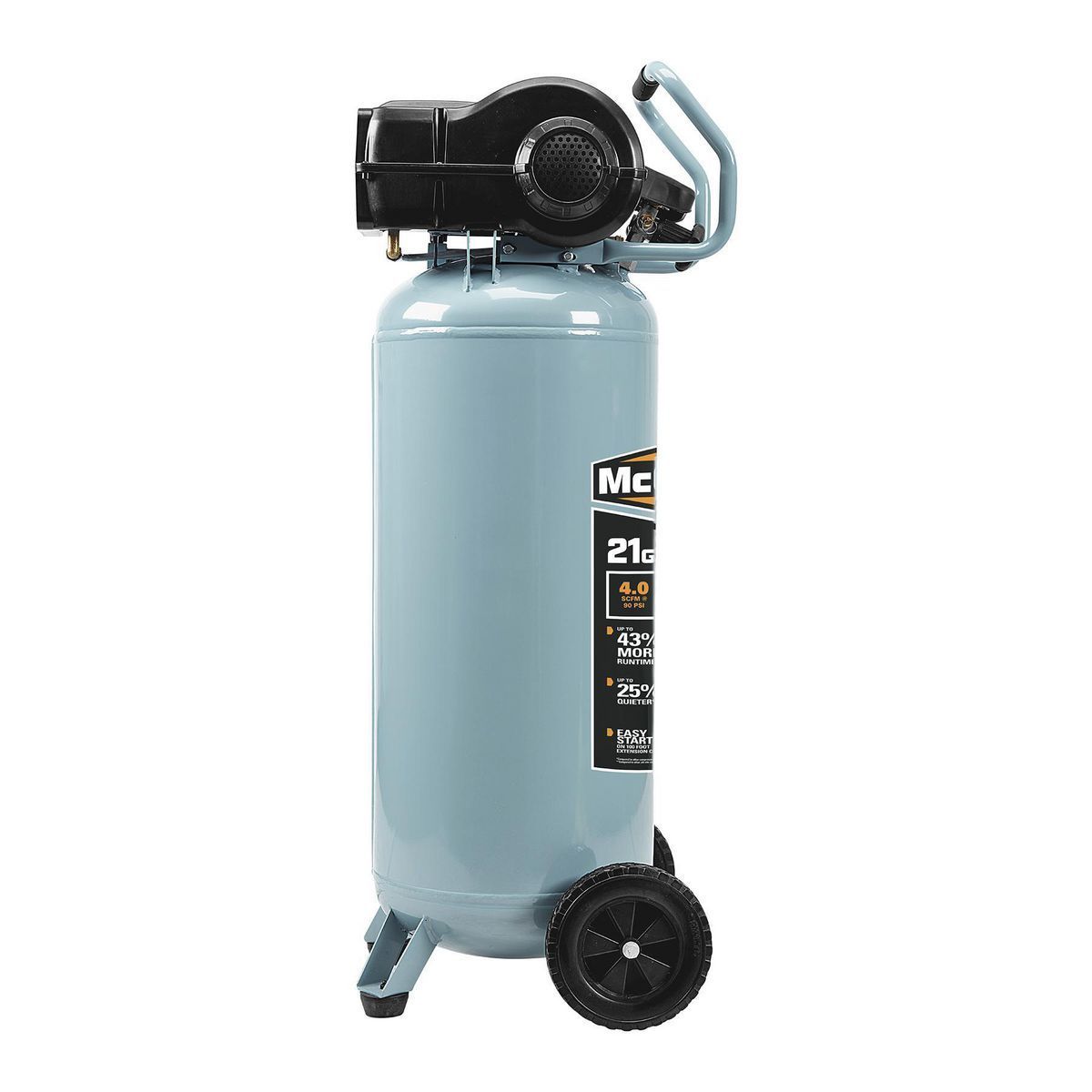 MCGRAW 21 Gallon 175 PSI Oil-Free Vertical Air Compressor J469210