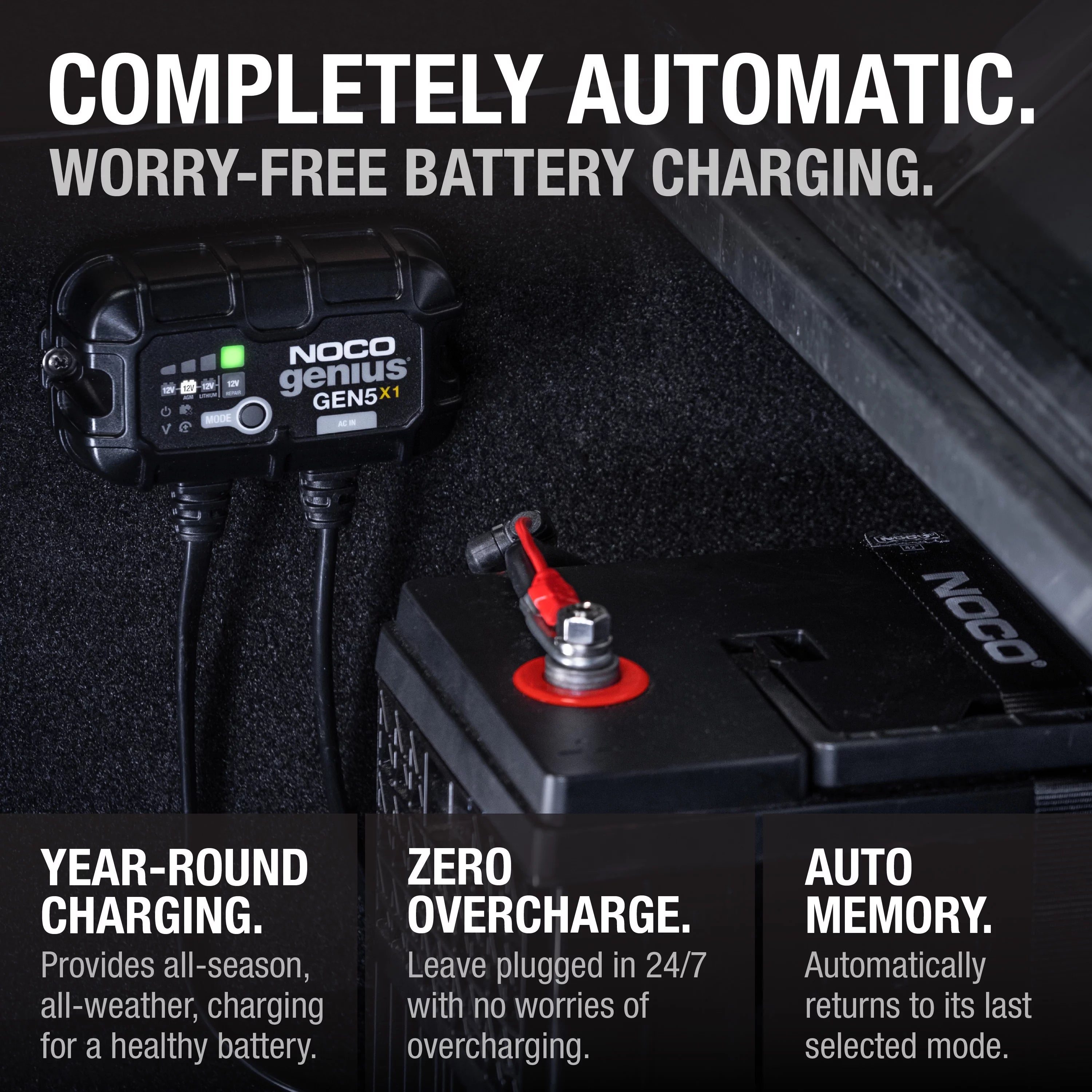 NOCO Genius GEN5X1 12V Onboard Battery Charger P803