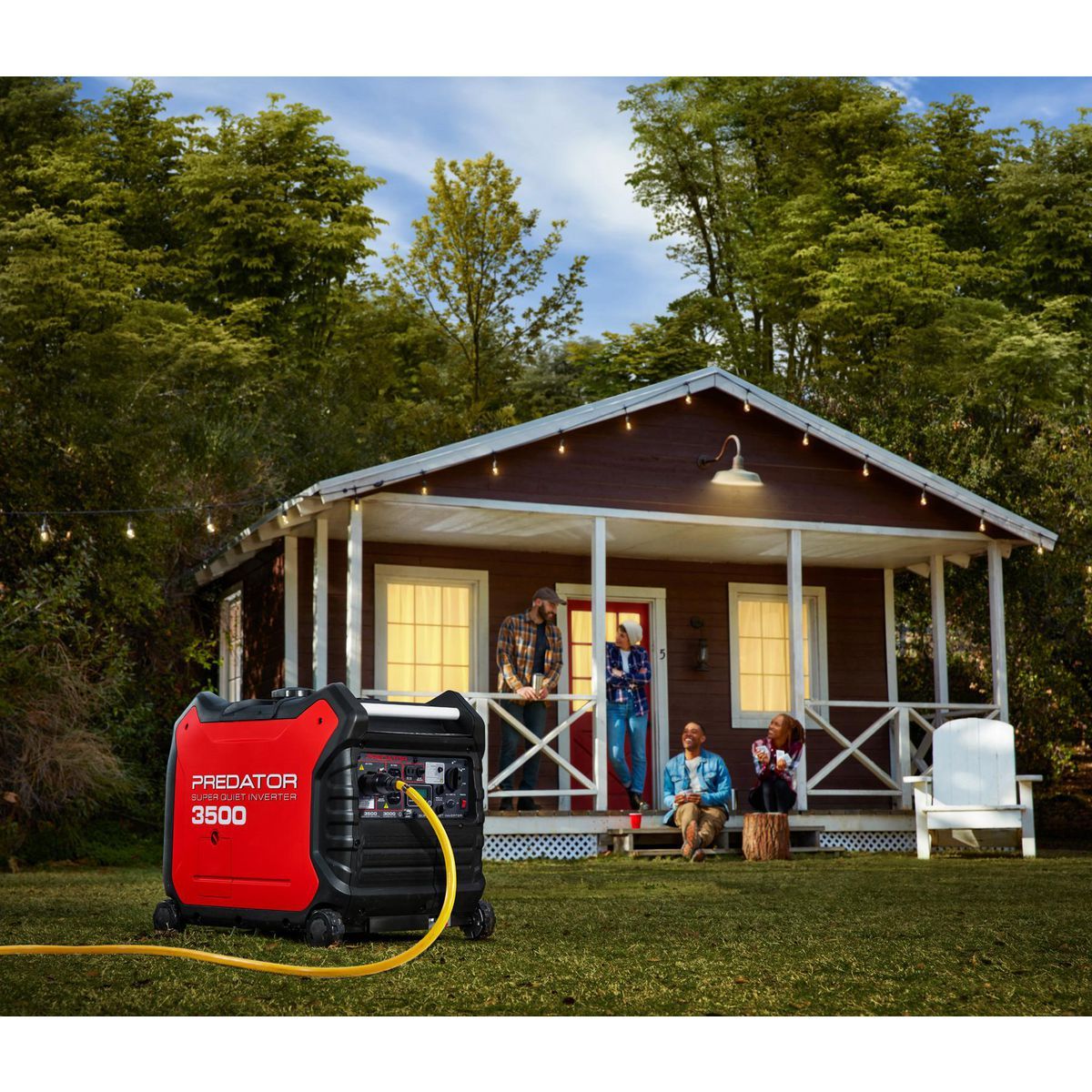 PREDATOR 3500 Watt Super Quiet Inverter Generator with CO SECURE Technology G169618