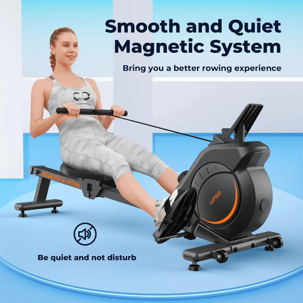 UPGO Magnetic Rowing Machine 350lbs Capacity for Home Use A148