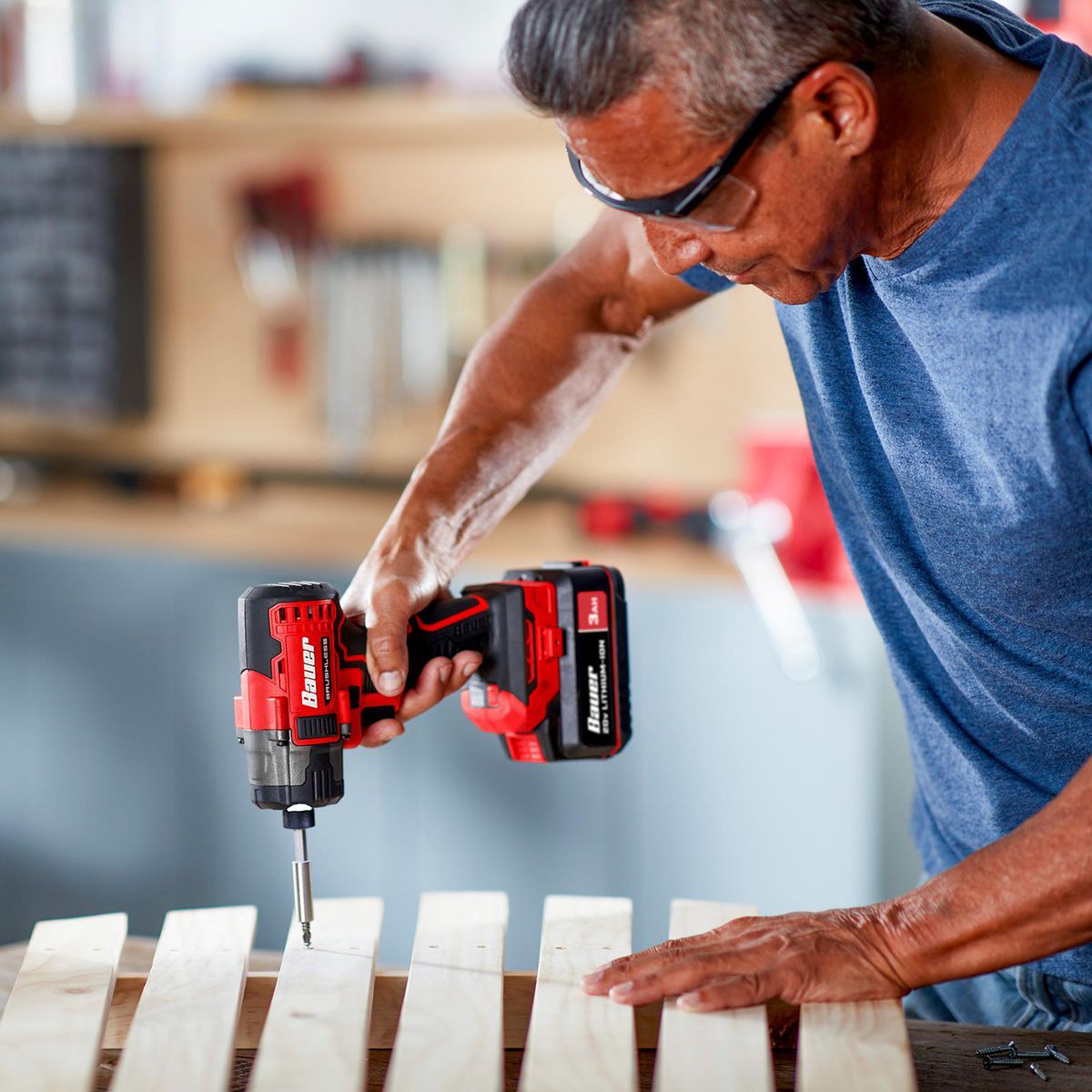 BAUER 20V Brushless Cordless 3-Speed Impact Driver - Tool Only D17063