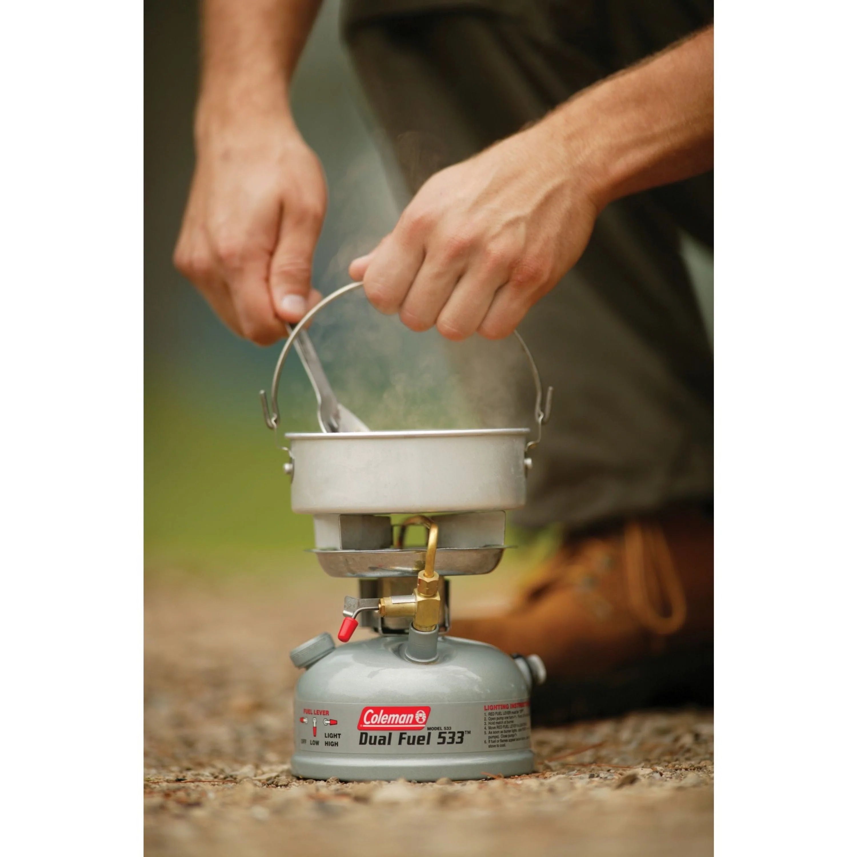 Coleman Guide Series Compact Dual Fuel 1-Burner Camping Stove I4359