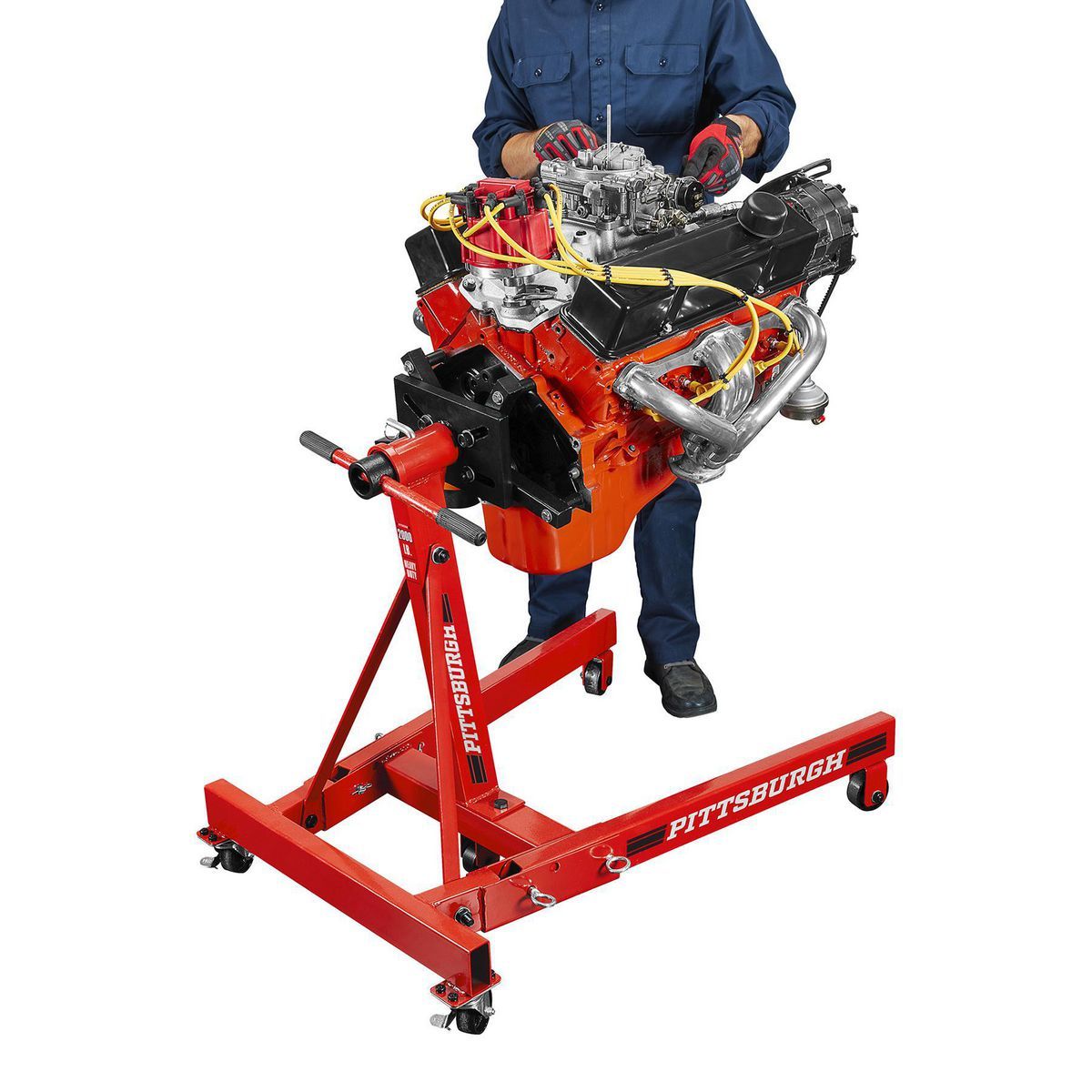 PITTSBURGH 2000 lb. Foldable Engine Stand J1239