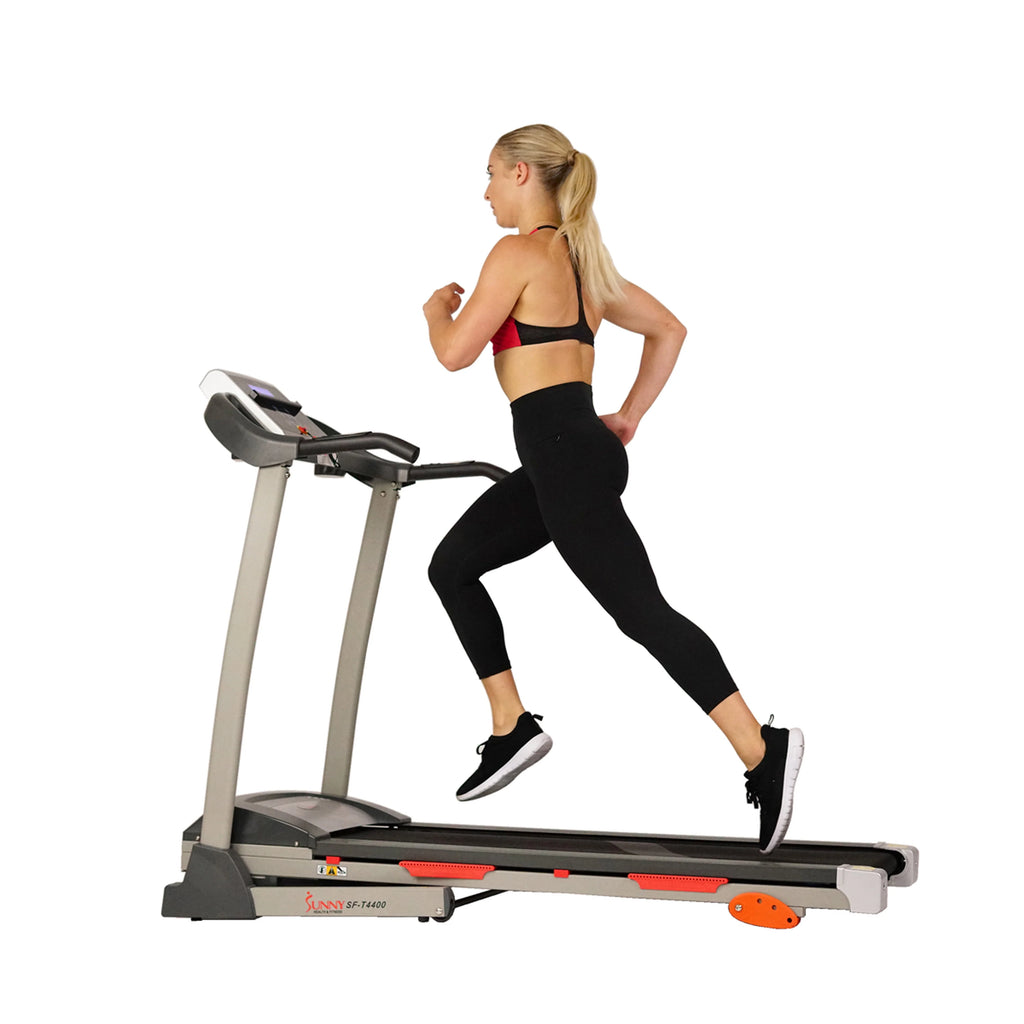 Sunny Health & Fitness Folding Treadmill with Manual Incline SF-T4400 P36194