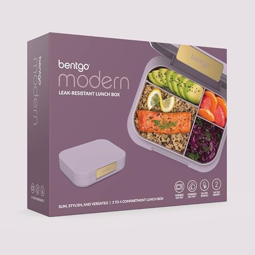 Bentgo Modern Adult & Teen Bento Lunch Box, Leak-Resistant, BPA-Free, Dark Gray G5523
